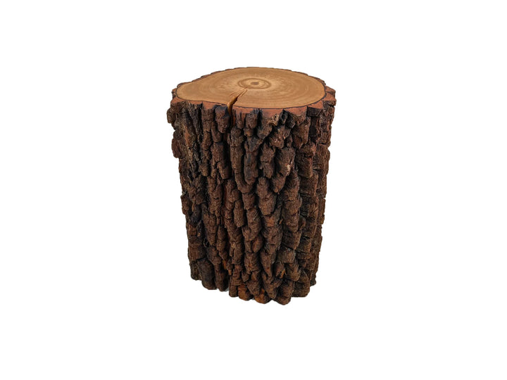 Feature view of a Sourwood side table with a white background that complements a set.