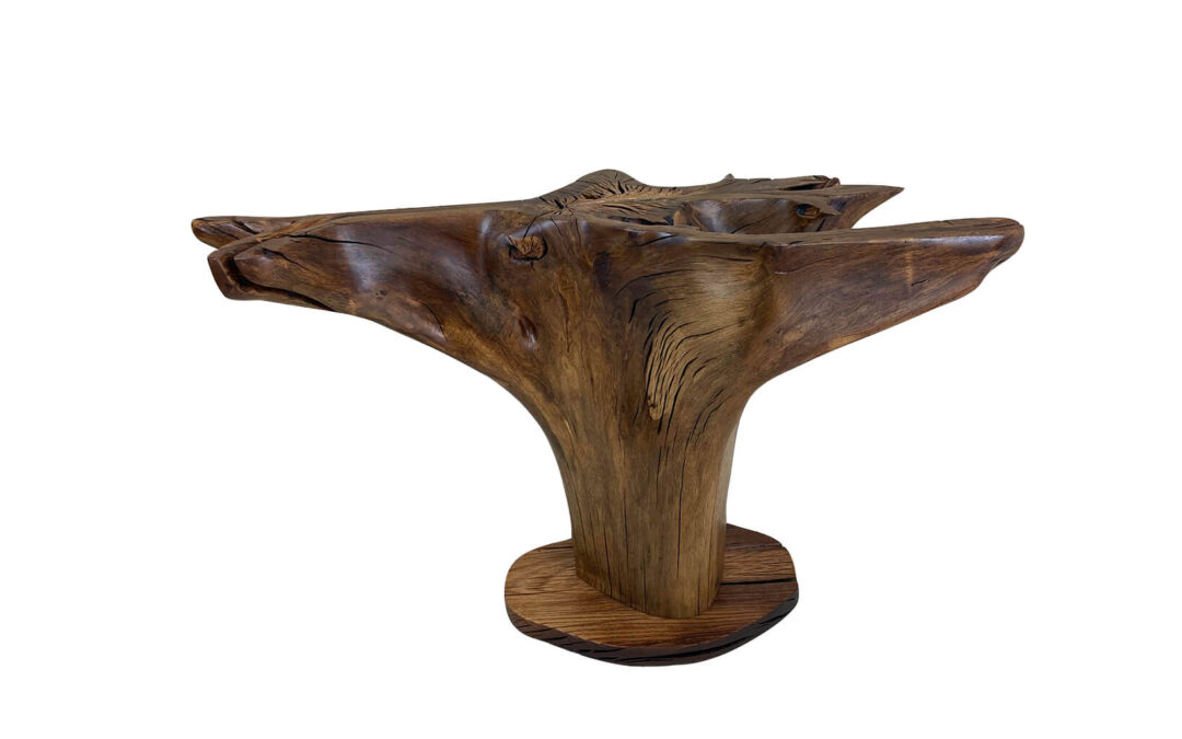 Oak Tree Stump Dining Table